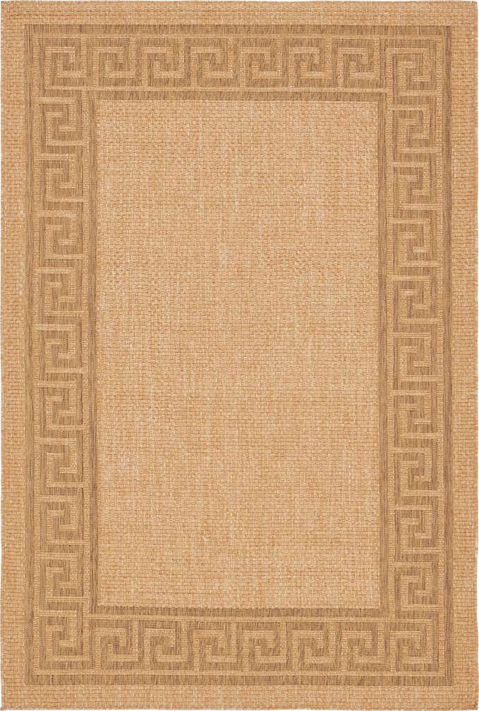 6' x 9' Easy-Clean Border Indoor / Outdoor Rug