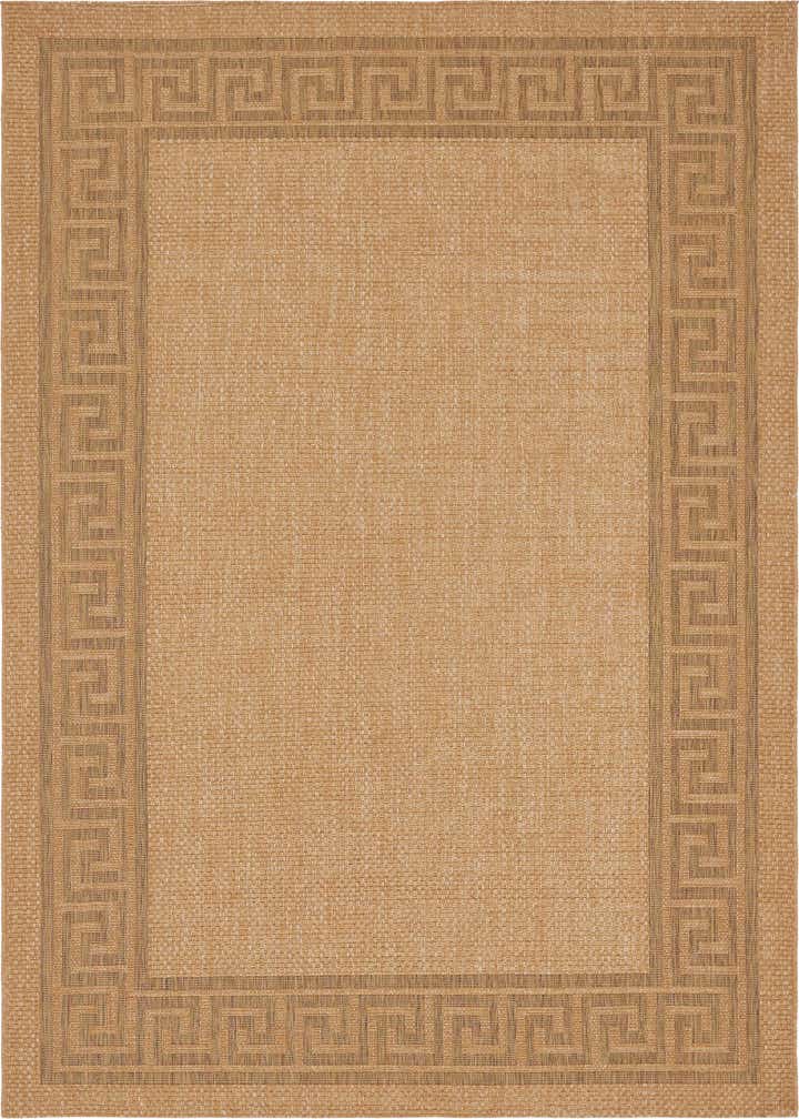 8' x 11' 4 Easy-Clean Border Indoor / Outdoor Rug