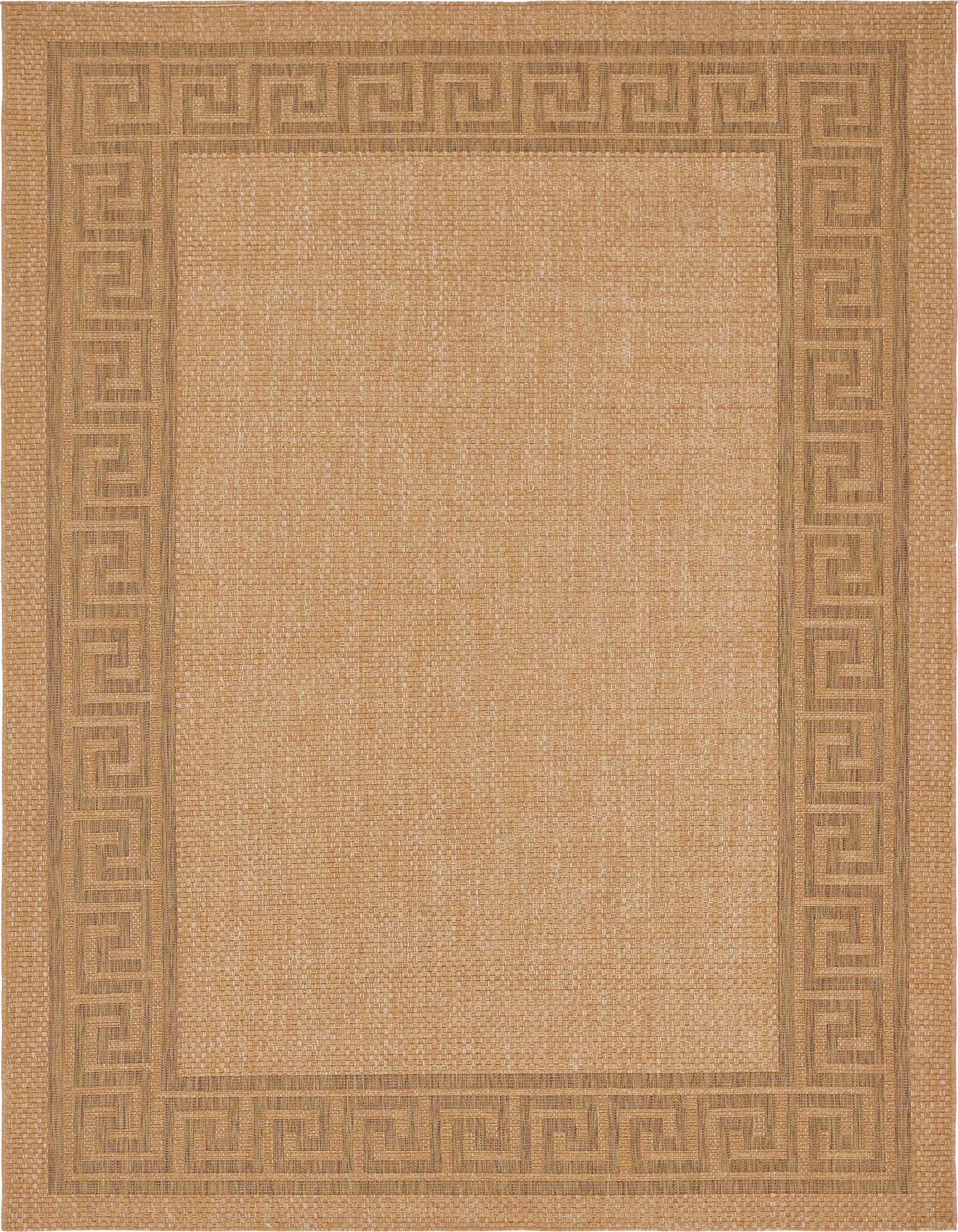 8' x 11' 4 Easy-Clean Border Indoor / Outdoor Rug