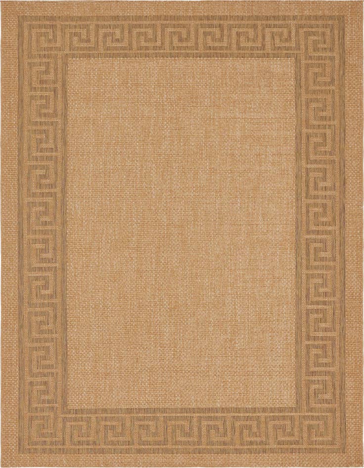 Detail image of 8' x 11' 4 Easy-Clean Border Indoor / Outdoor Rug