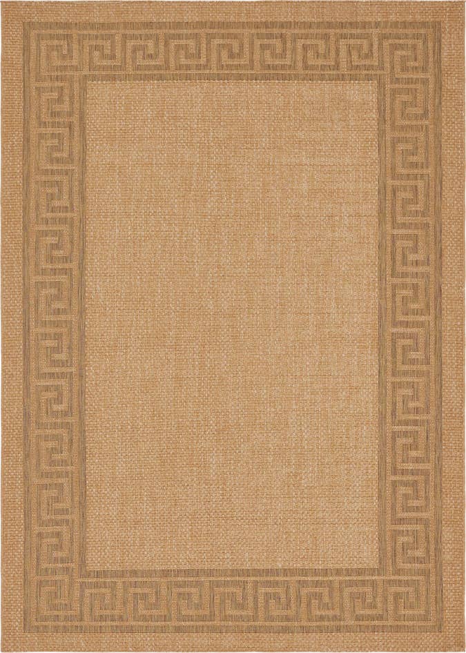Detail image of 8' x 11' 4 Easy-Clean Border Indoor / Outdoor Rug