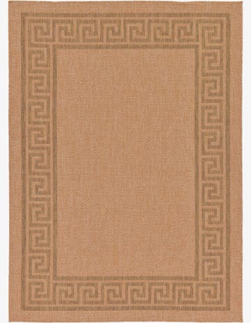 7' x 9' 7 Easy-Clean Border Indoor / Outdoor Rug