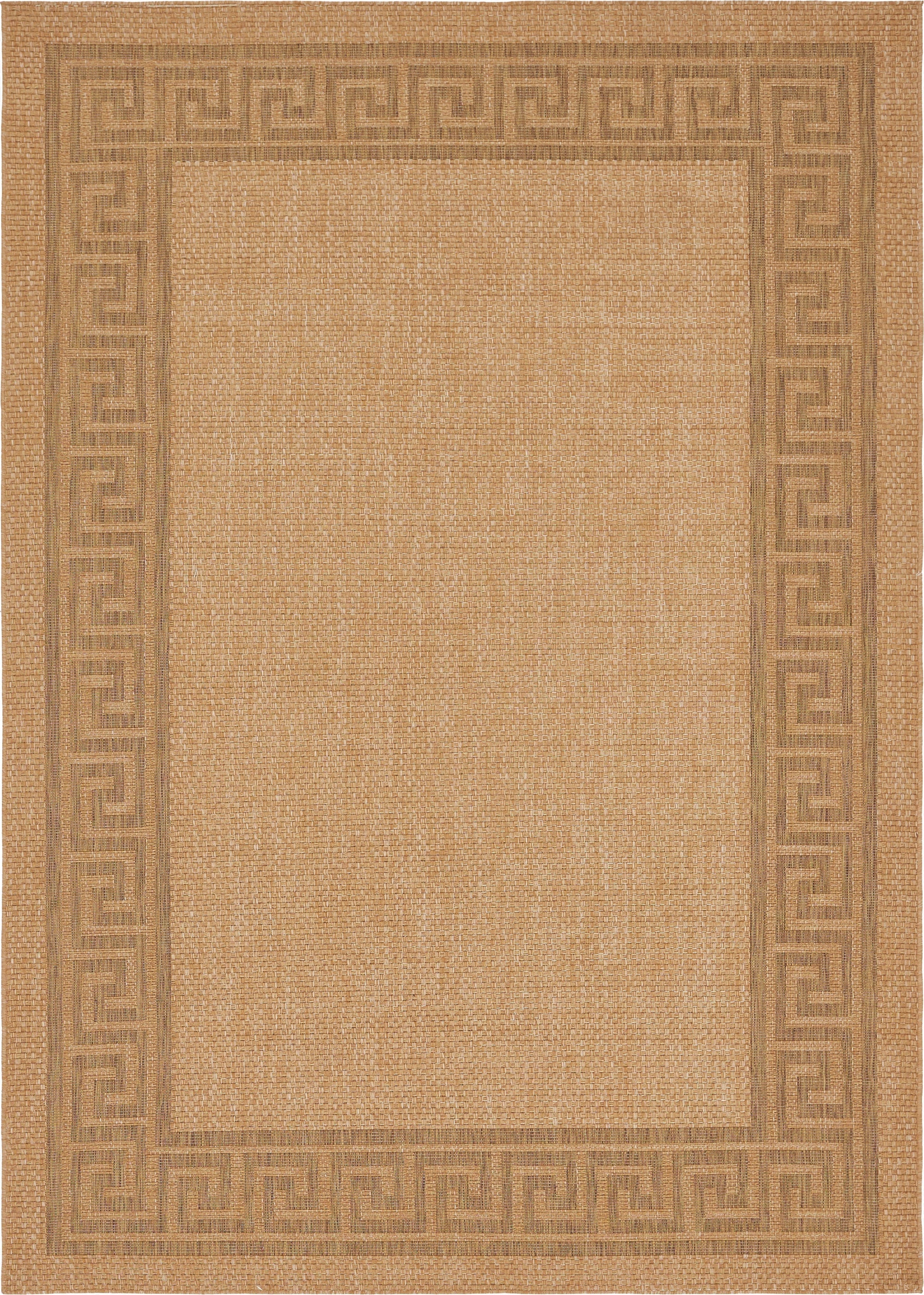 Primary image 8' x 11' 4  Washable Border Indoor / Outdoor Rug