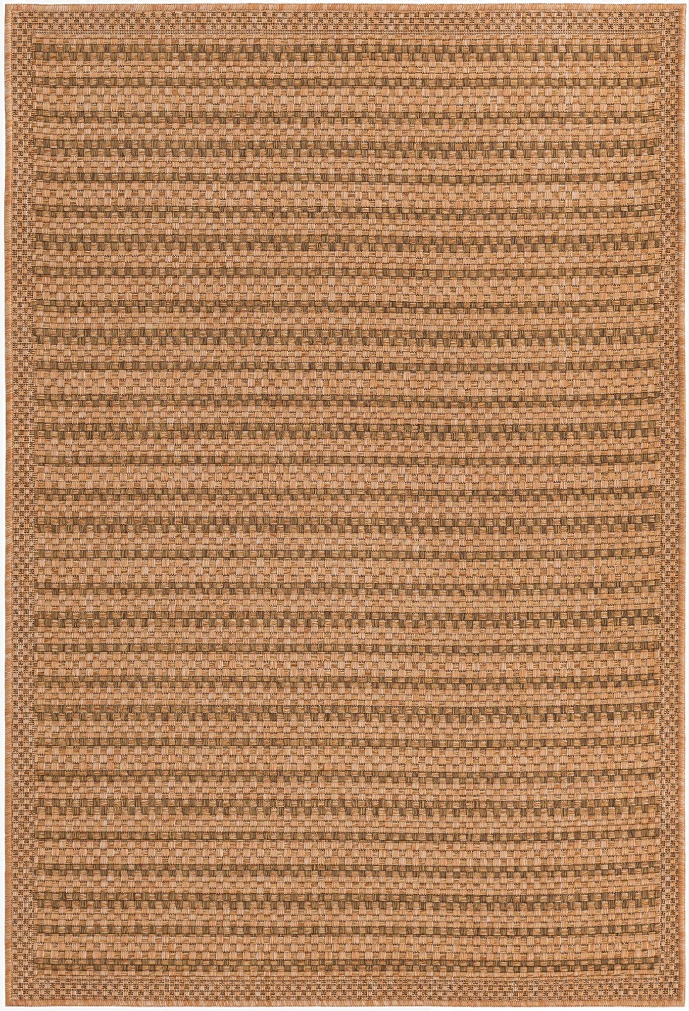 Primary image 4' x 6'  Washable Border Indoor / Outdoor Rug