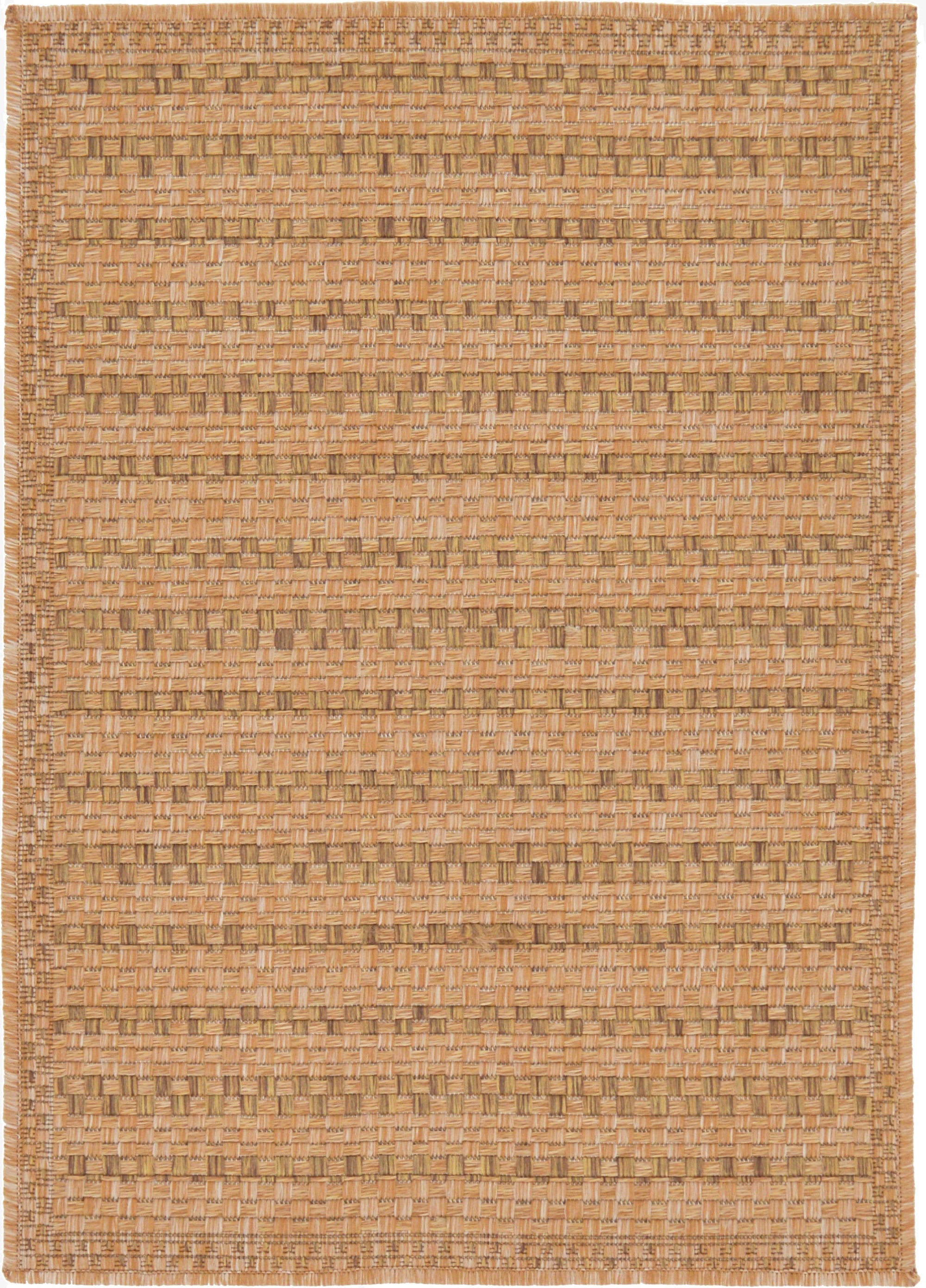 Primary image 2' 2 x 3'  Washable Border Indoor / Outdoor Rug