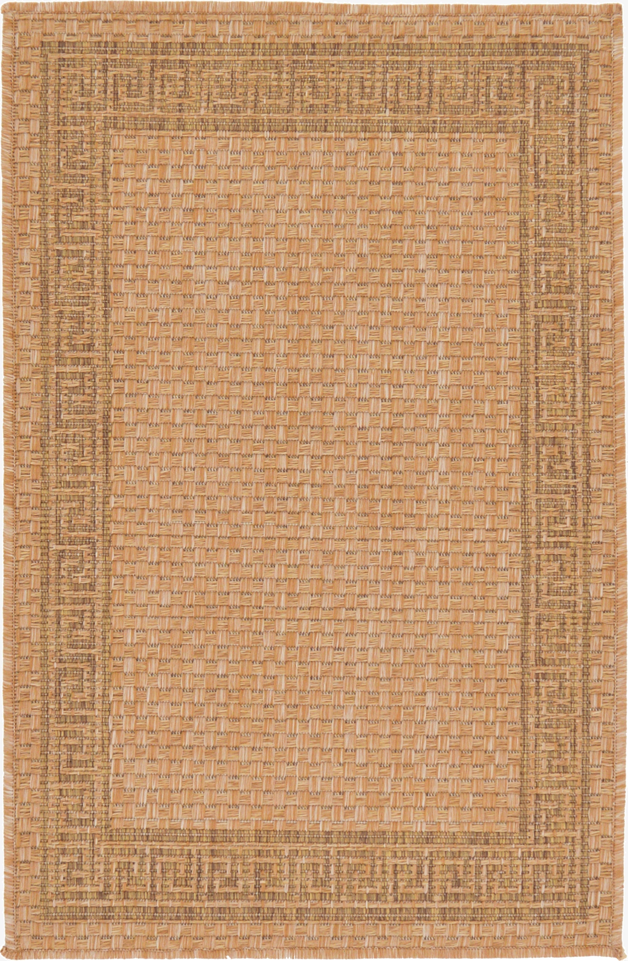 2' 2 x 3'  Washable Border Indoor / Outdoor Rug