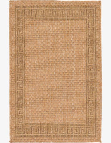 2' 2 x 3' Easy-Clean Border Indoor / Outdoor Rug
