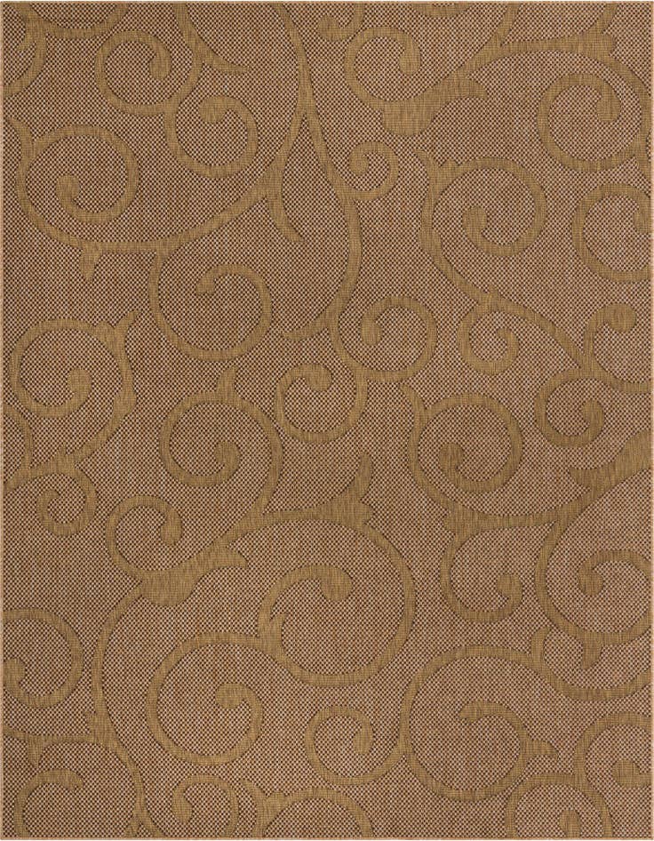 Detail image of 9' x 12' 2 Easy-Clean Botanical Indoor / Outdoor Rug