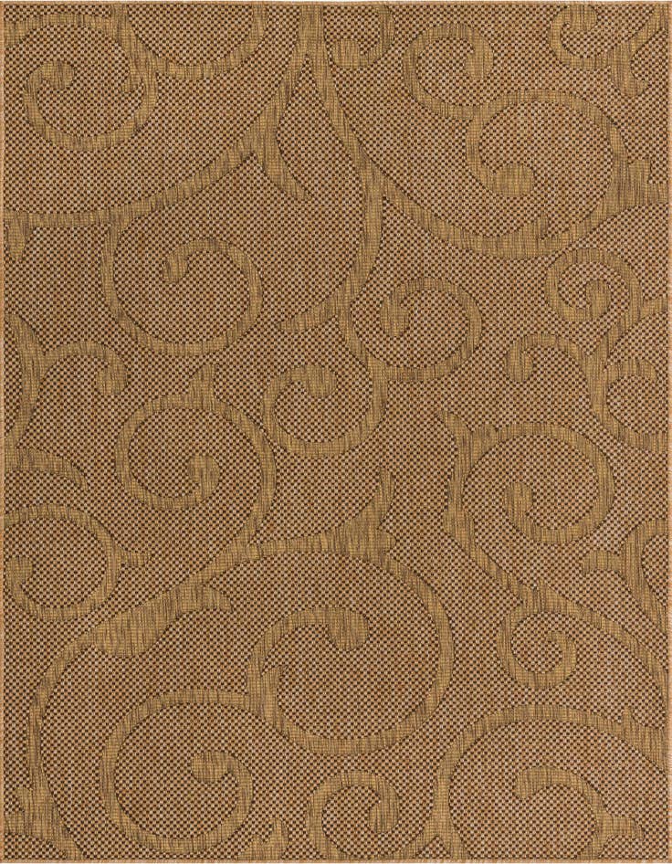 Detail image of 6' x 9' Easy-Clean Botanical Indoor / Outdoor Rug