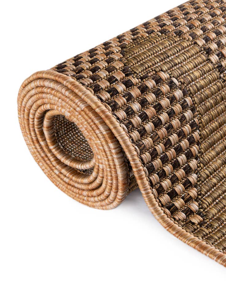 Detail image of 6' x 9' Easy-Clean Botanical Indoor / Outdoor Rug