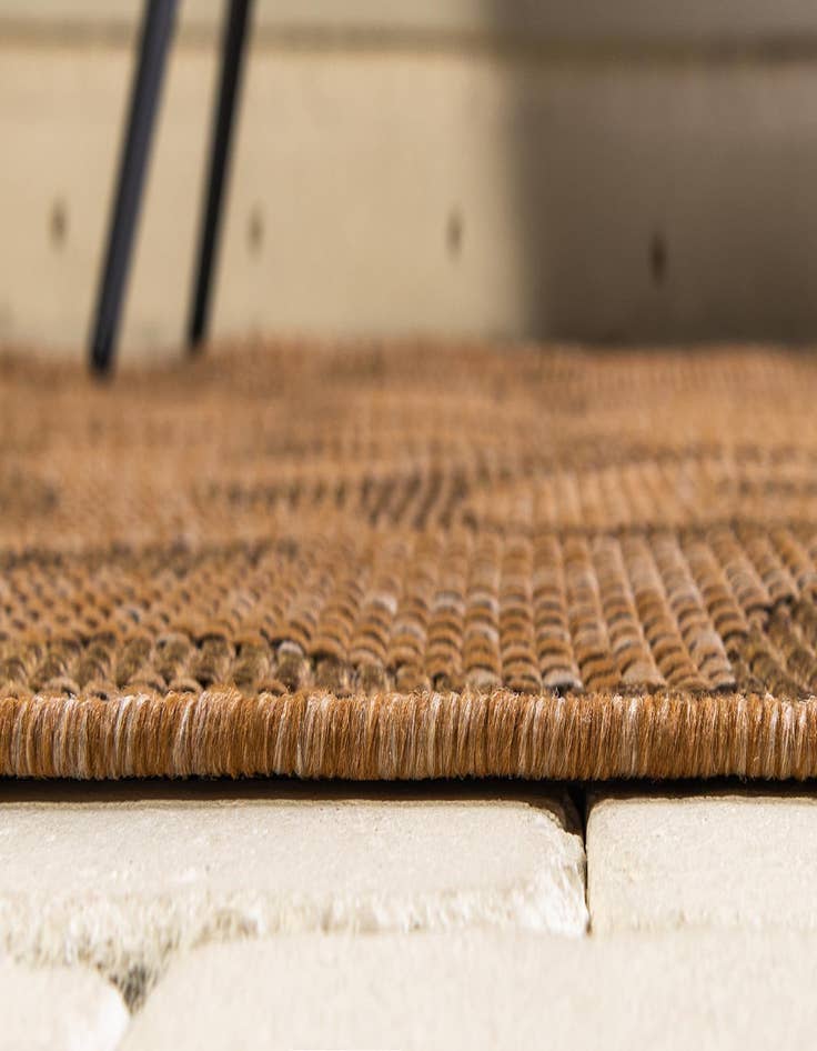 Detail image of 5' x 8' Easy-Clean Botanical Indoor / Outdoor Rug
