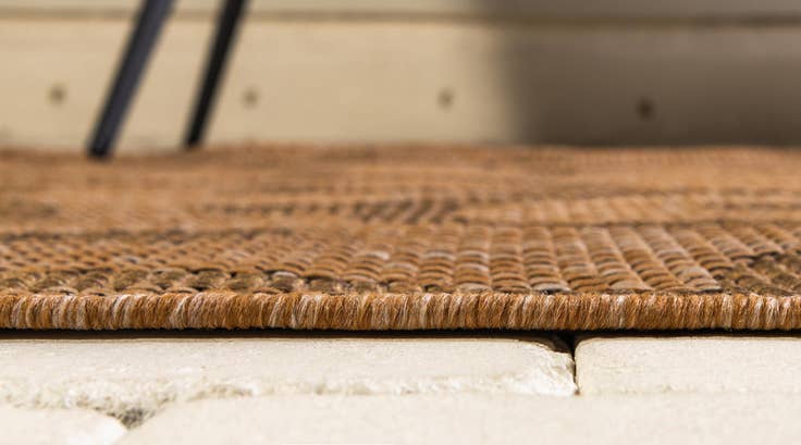 Detail image of 9' x 12' 2 Easy-Clean Botanical Indoor / Outdoor Rug