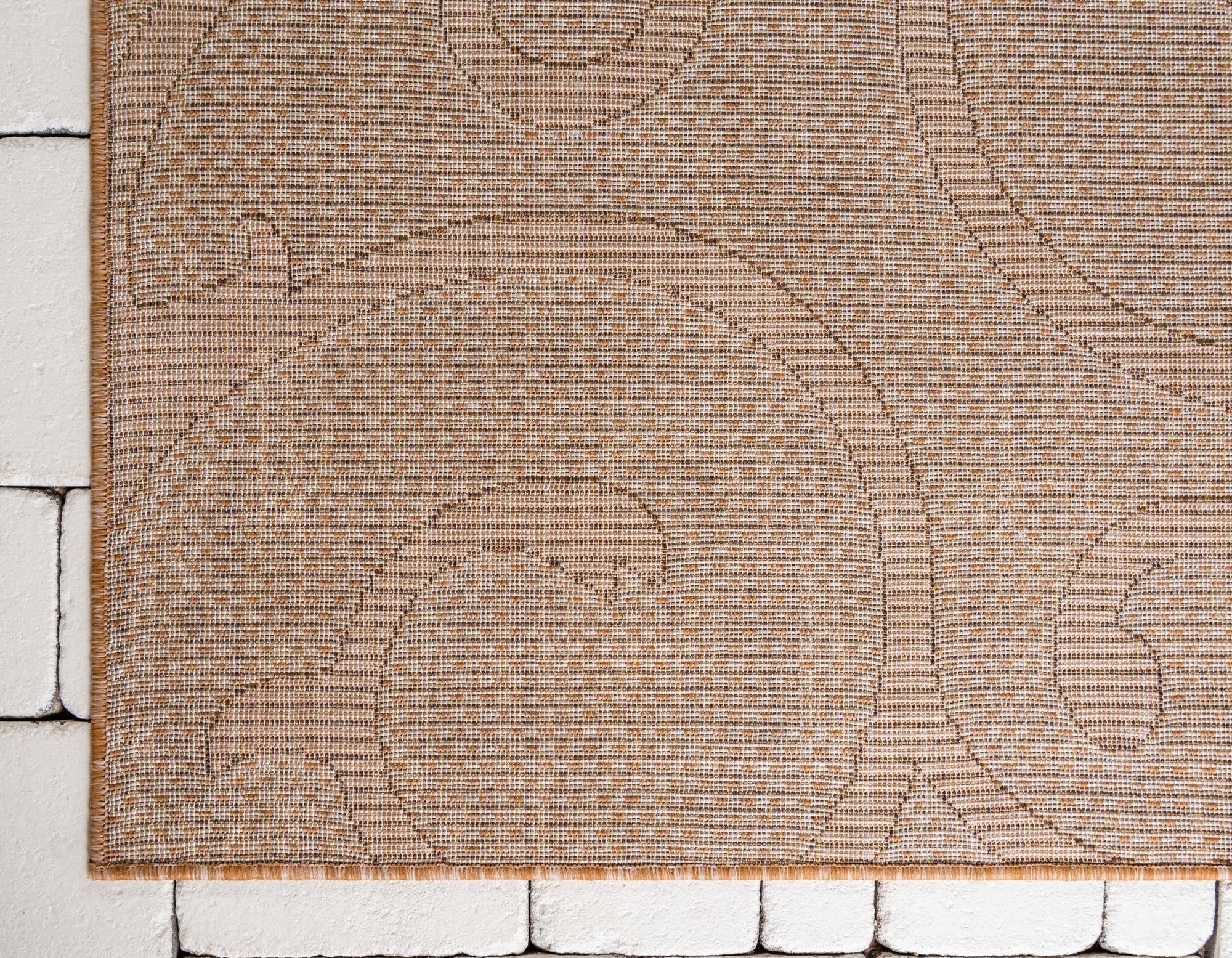 9' x 12' 2 Easy-Clean Botanical Indoor / Outdoor Rug