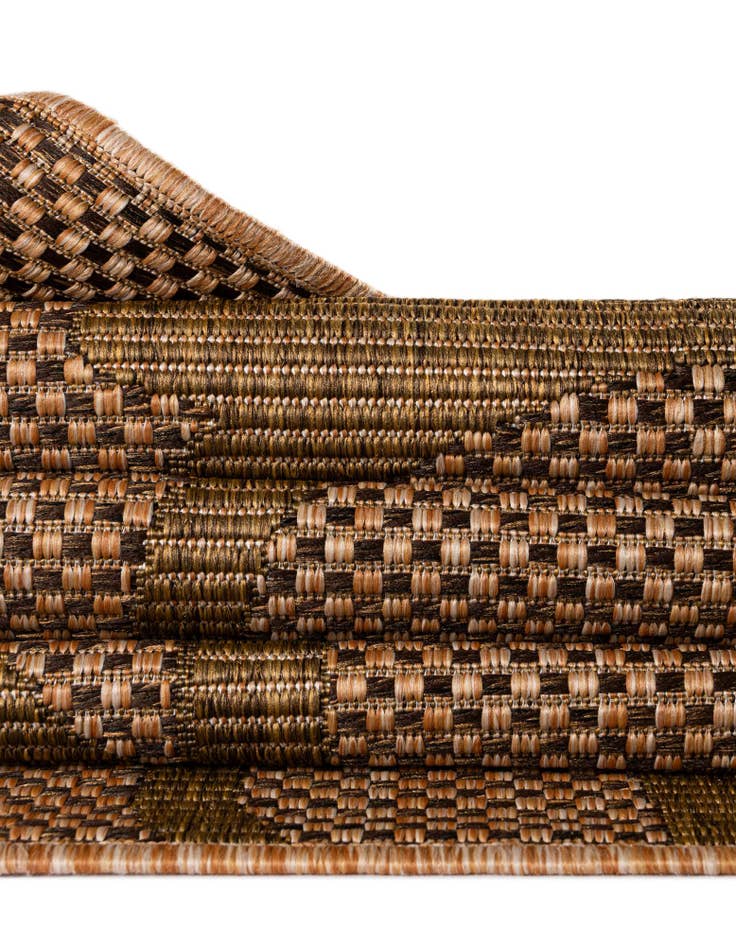 Detail image of 6' x 9' Easy-Clean Botanical Indoor / Outdoor Rug