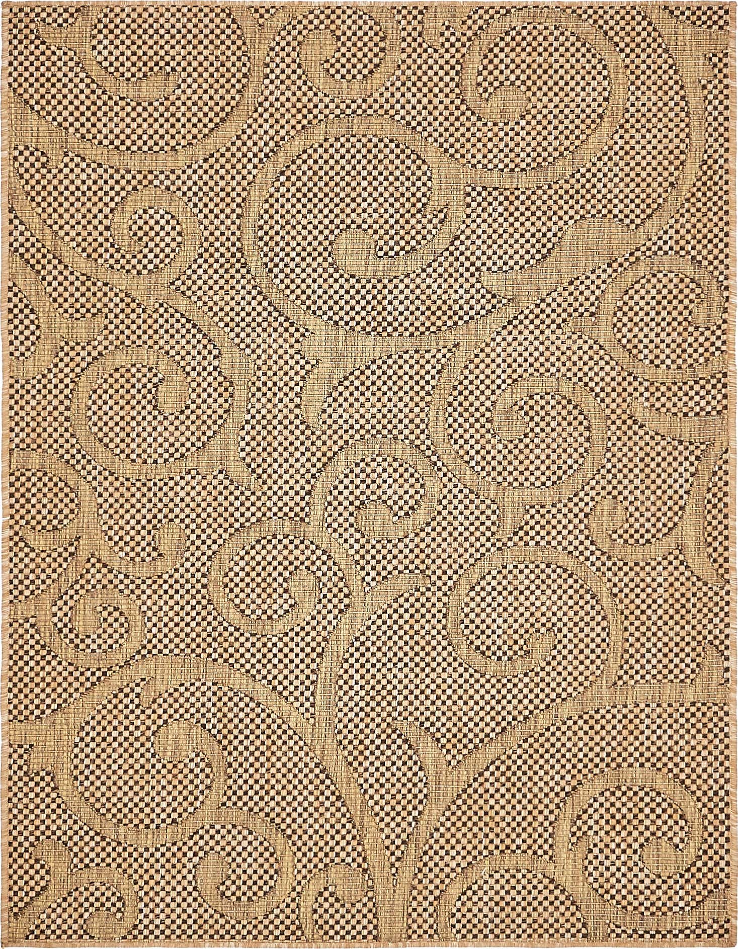 4' x 6' Easy-Clean Botanical Indoor / Outdoor Rug