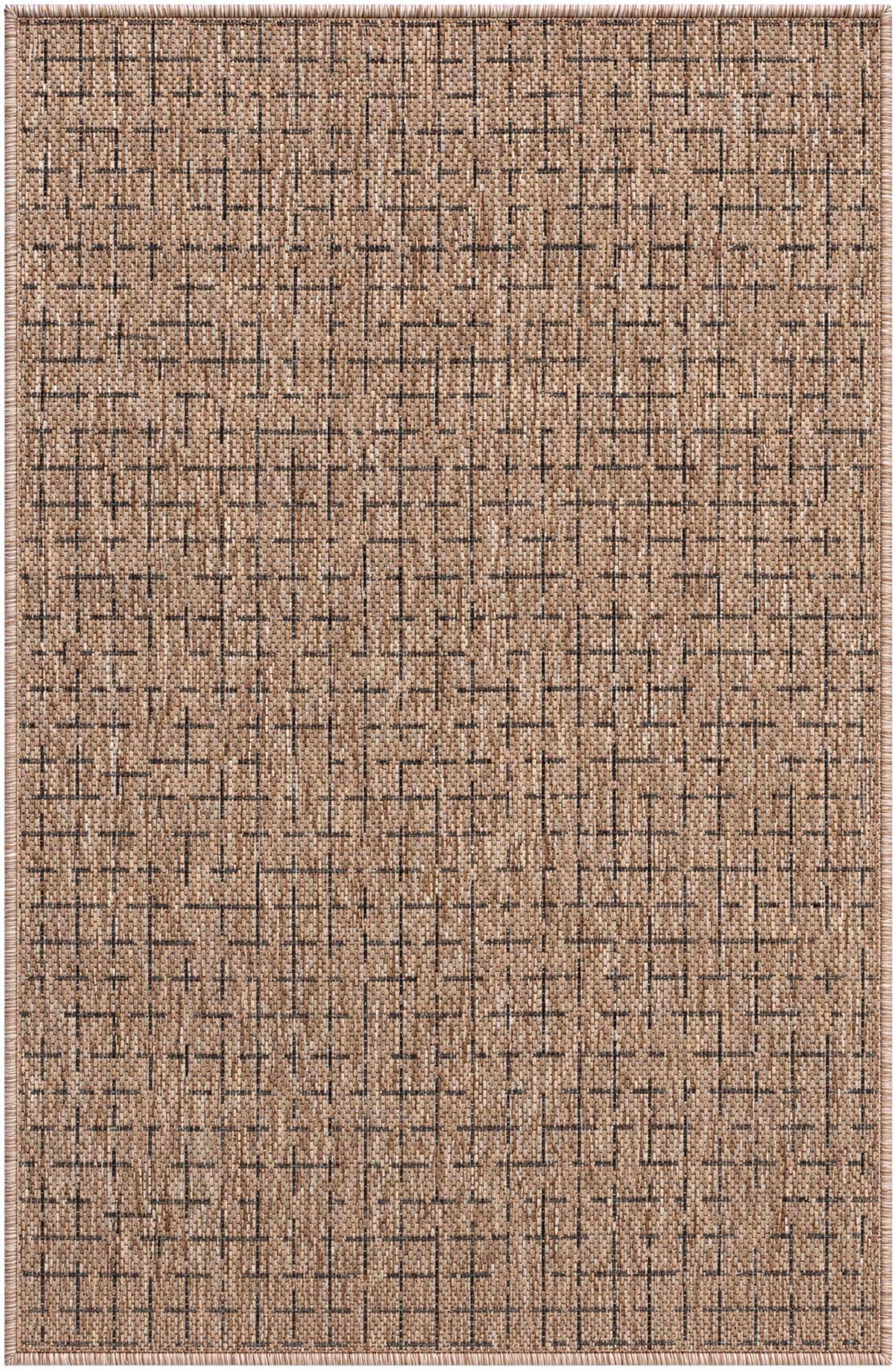 2' x 3' Easy-Clean Checkered Indoor / Outdoor Rug