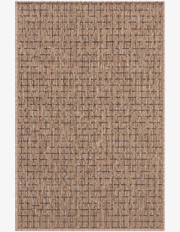 2' x 3' Easy-Clean Checkered Indoor / Outdoor Rug