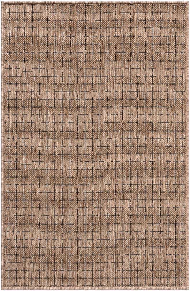2' x 3' Easy-Clean Checkered Indoor / Outdoor Rug