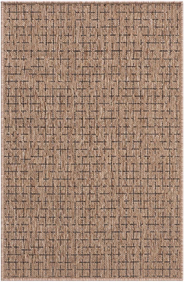 Detail image of 2' x 3' Easy-Clean Checkered Indoor / Outdoor Rug