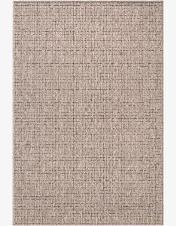 4' x 6' Easy-Clean Checkered Indoor / Outdoor Rug