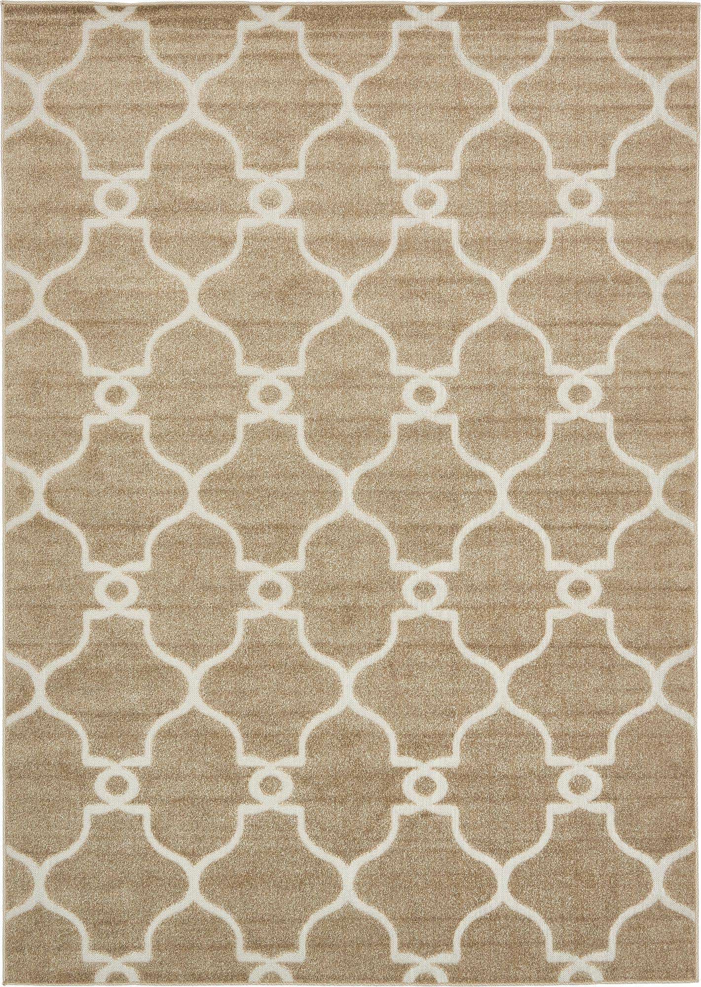 7' x 10' Easy-Clean Lattice Indoor / Outdoor Rug