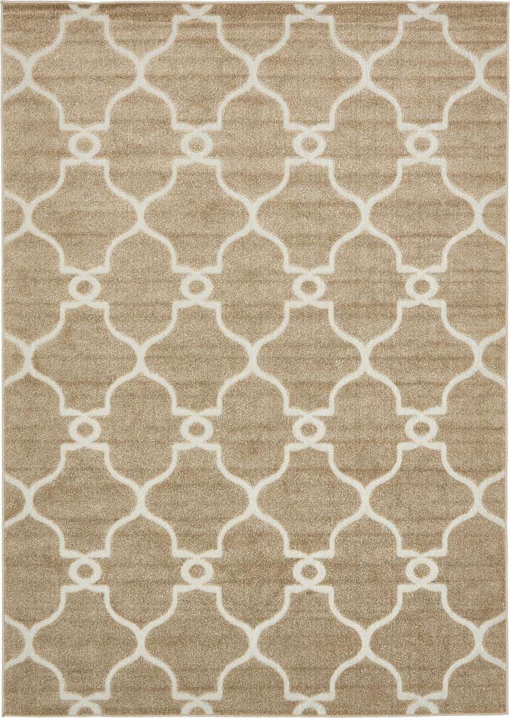 7' x 10' Easy-Clean Lattice Indoor / Outdoor Rug