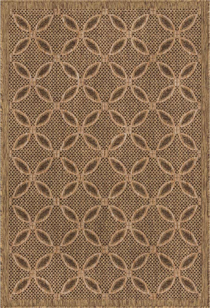 4' x 6' Easy-Clean Lattice Indoor / Outdoor Rug