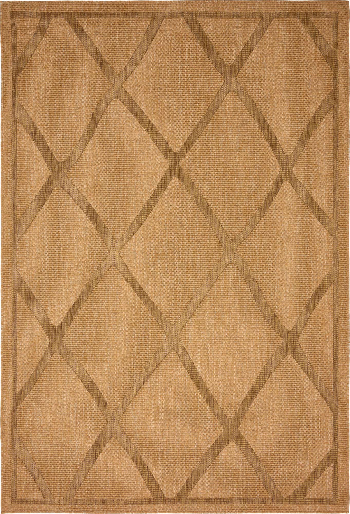 6' x 9' Easy-Clean Lattice Indoor / Outdoor Rug