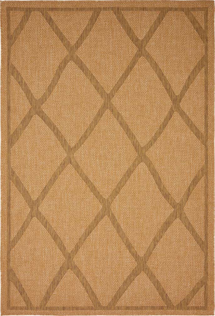 6' x 9' Easy-Clean Lattice Indoor / Outdoor Rug