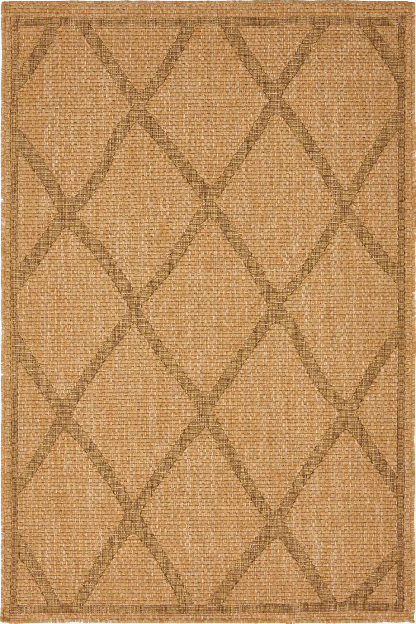 4' x 6' Easy-Clean Lattice Indoor / Outdoor Rug