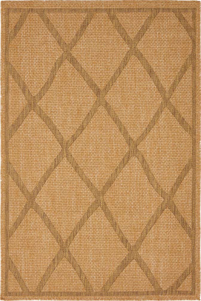 4' x 6' Easy-Clean Lattice Indoor / Outdoor Rug