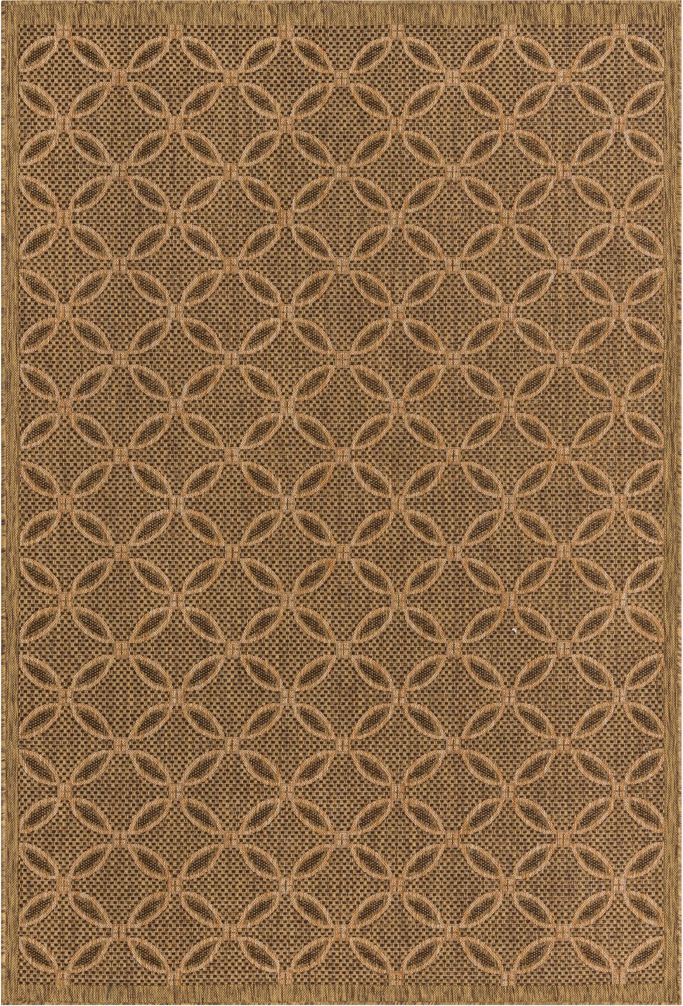 6' x 9' Washable Lattice Indoor / Outdoor Rug