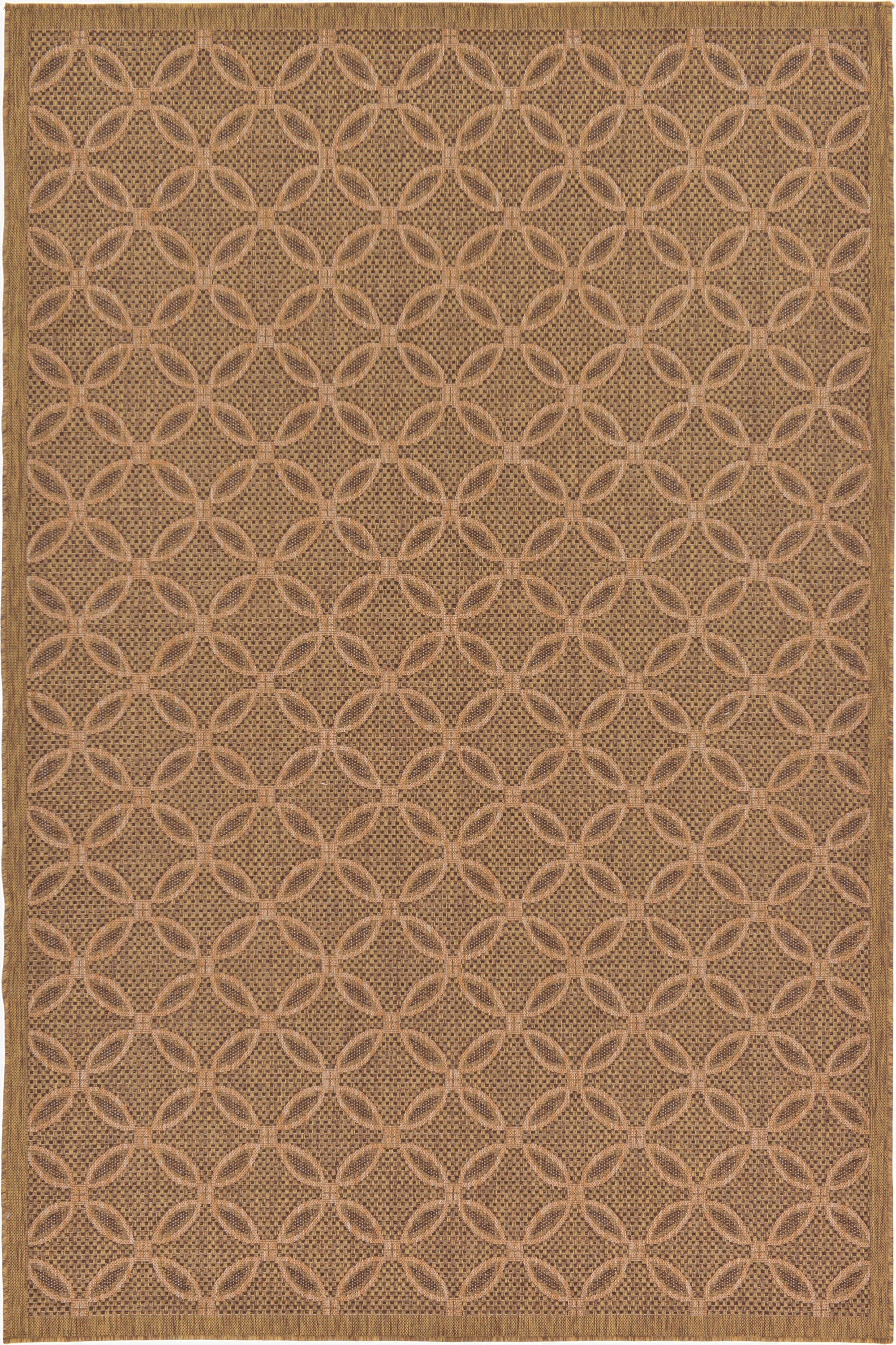 7' x 10' Washable Lattice Indoor / Outdoor Rug