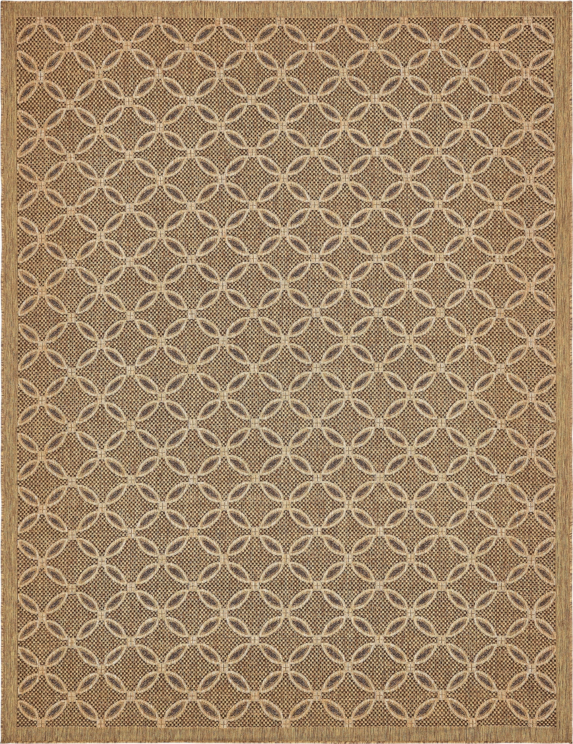 9' x 12' 2 Washable Lattice Indoor / Outdoor Rug