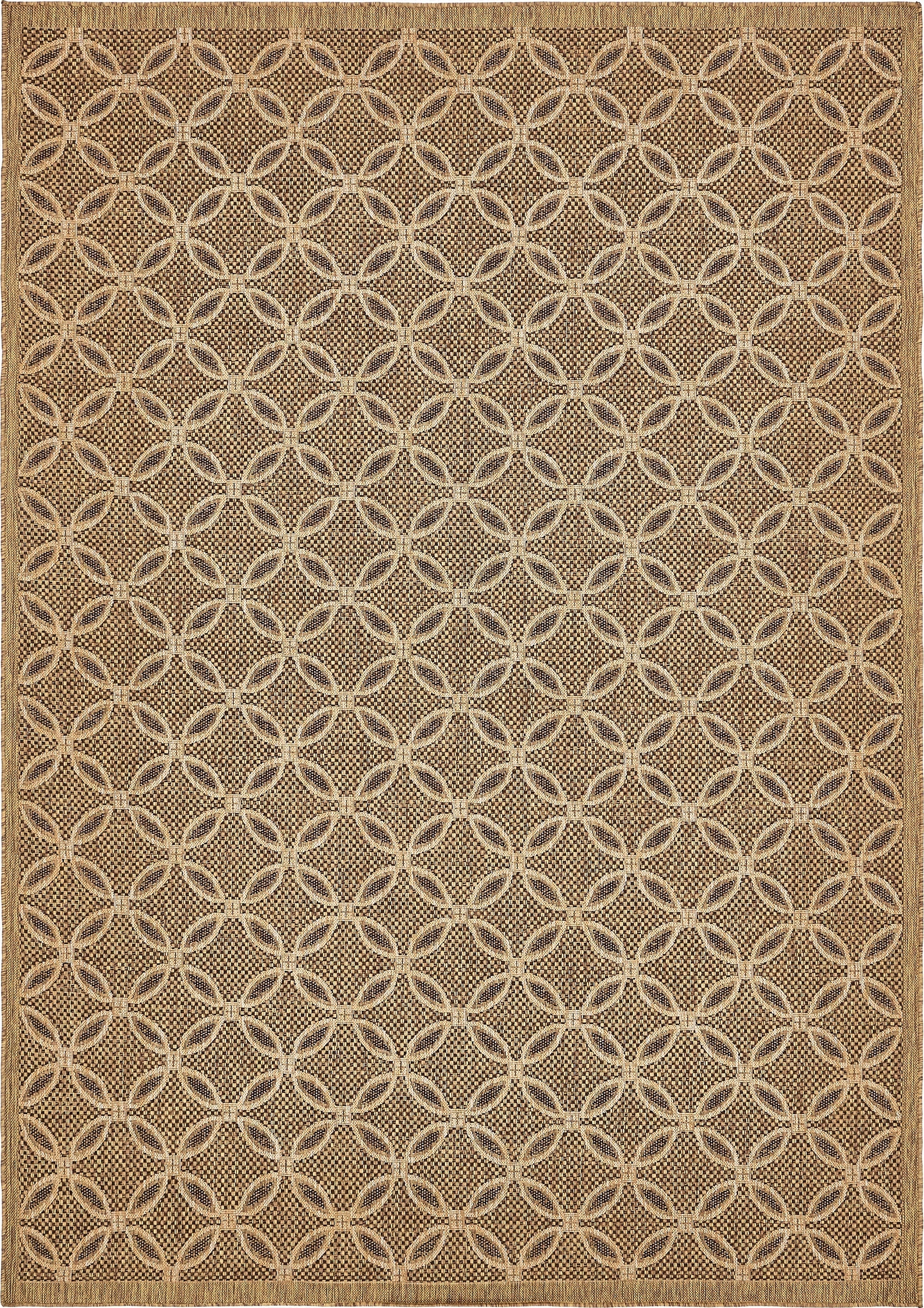 245cm x 345cm  Washable Lattice Indoor / Outdoor Rug