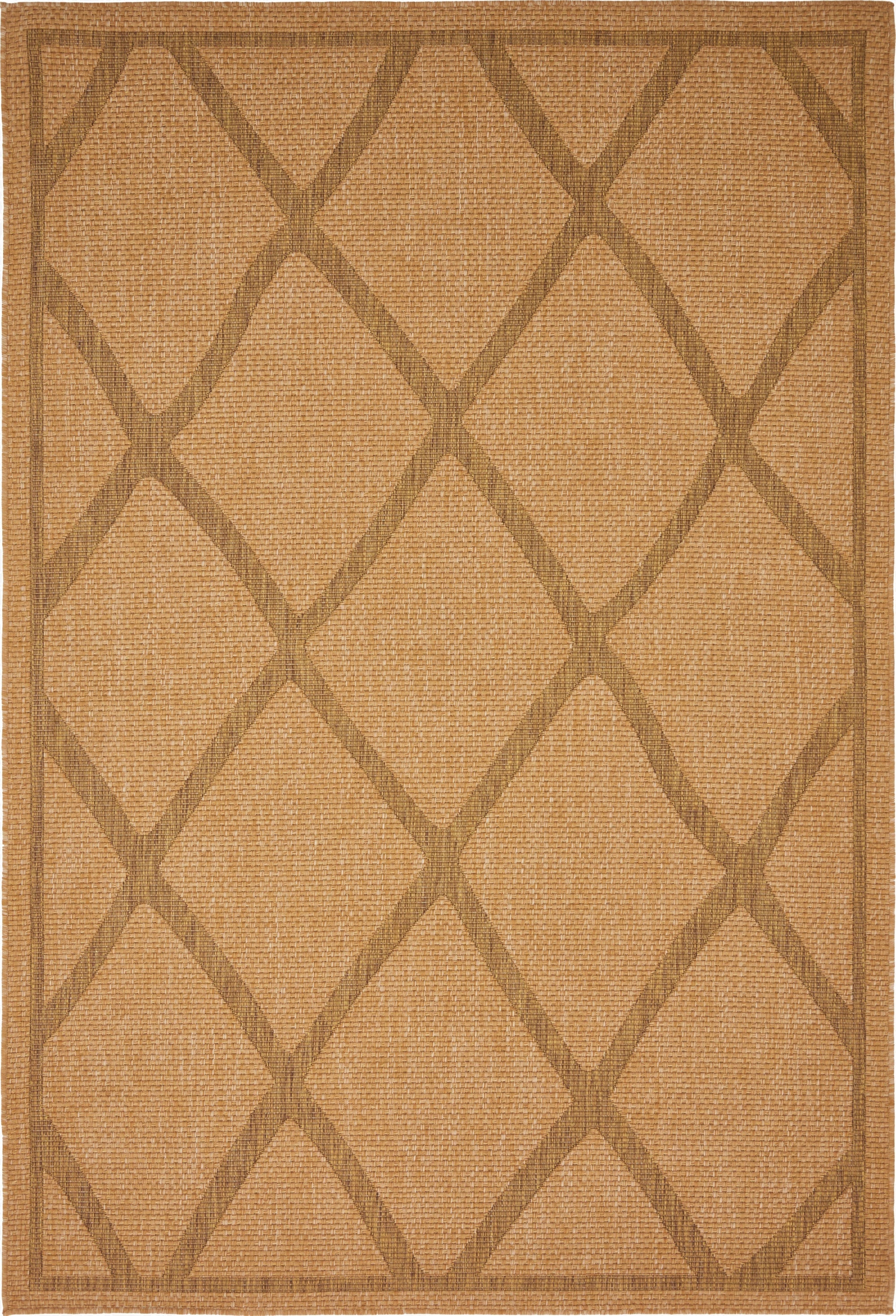 6' x 9' Washable Lattice Indoor / Outdoor Rug