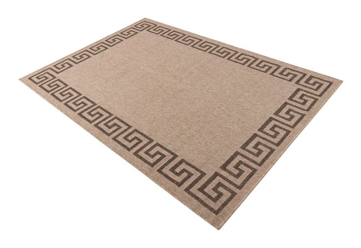 Detail image of 5' 2 x 7' 6 Easy-Clean Modern Indoor / Outdoor Rug