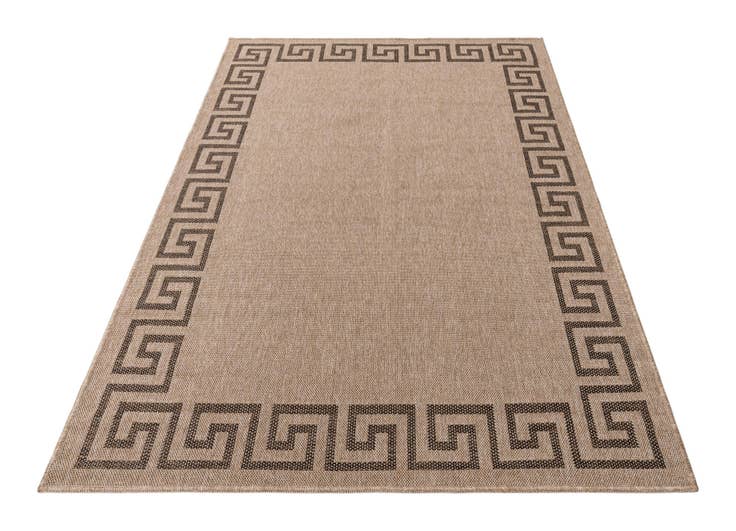 Detail image of 5' 2 x 7' 6 Easy-Clean Modern Indoor / Outdoor Rug