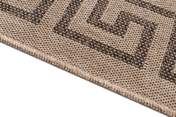 Detail image of 5' 2 x 7' 6 Easy-Clean Modern Indoor / Outdoor Rug