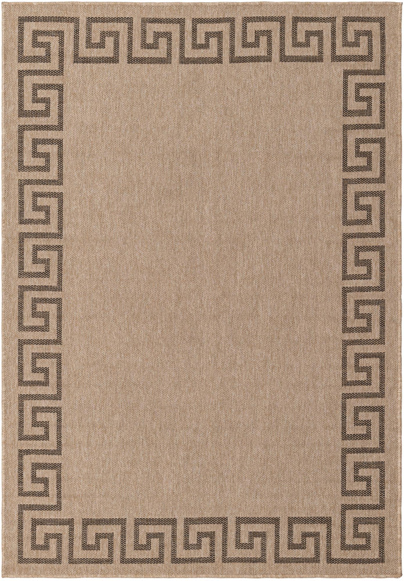 5' 2 x 7' 6 Easy-Clean Modern Indoor / Outdoor Rug