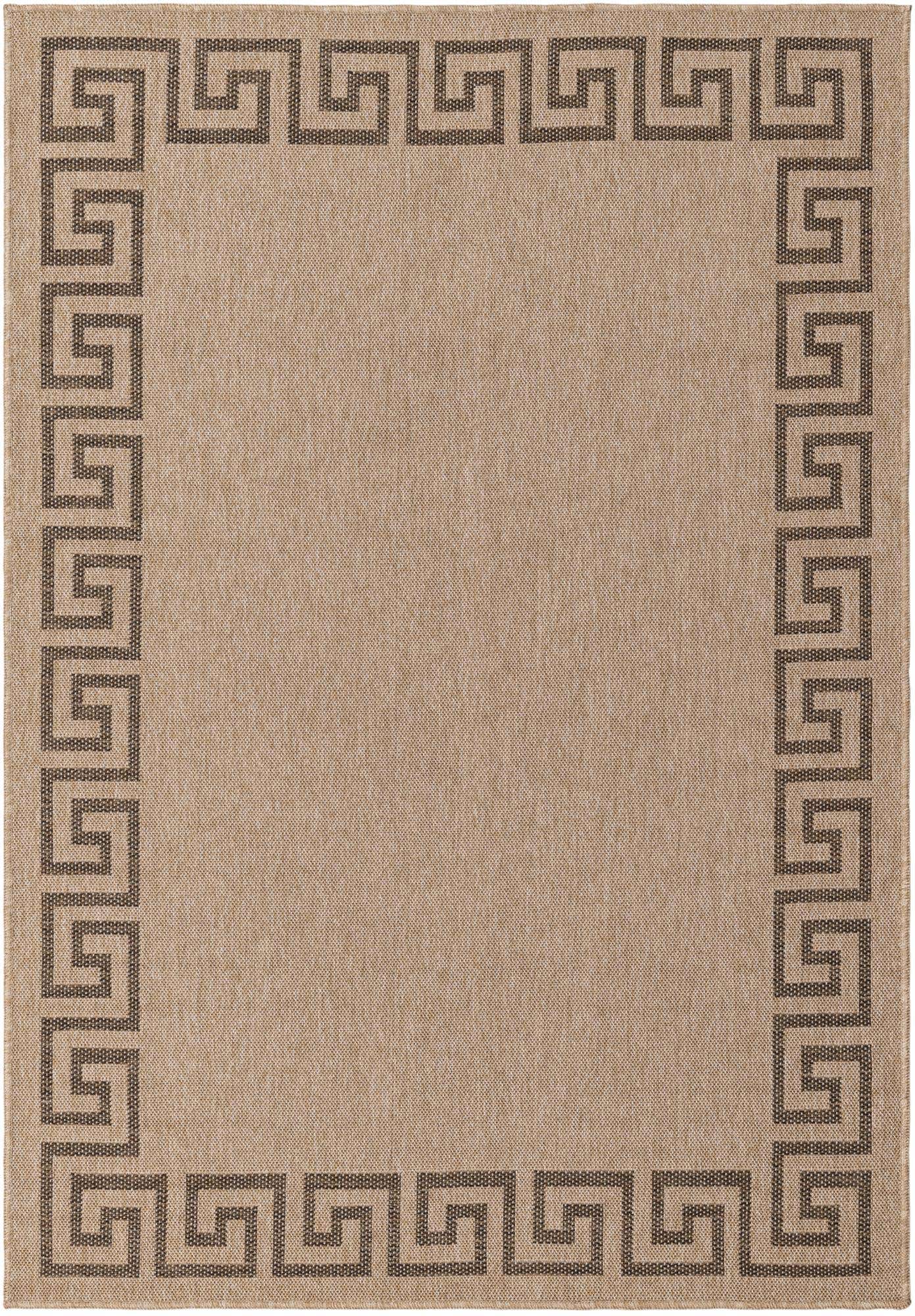 5' 2 x 7' 6 Easy-Clean Modern Indoor / Outdoor Rug