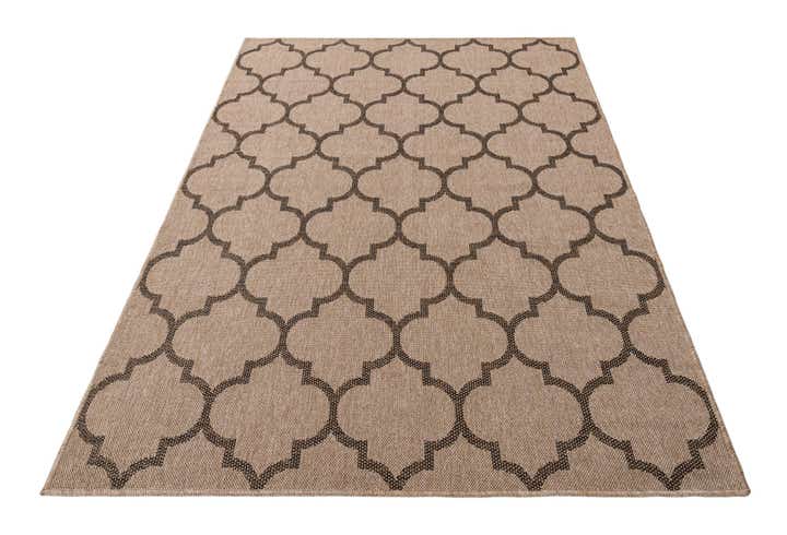5' 2 x 7' 6 Easy-Clean Modern Indoor / Outdoor Rug