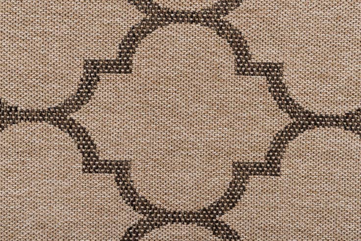 Detail image of 5' 2 x 7' 6 Easy-Clean Modern Indoor / Outdoor Rug
