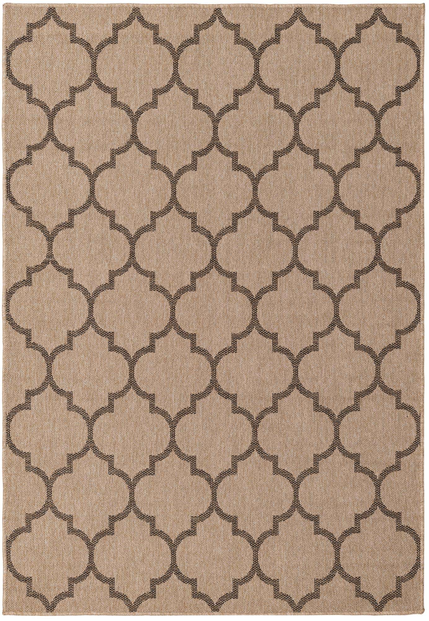 5' 2 x 7' 6 Easy-Clean Modern Indoor / Outdoor Rug