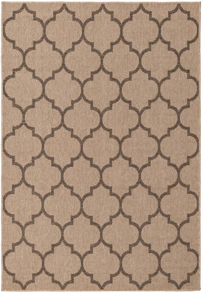 Detail image of 5' 2 x 7' 6 Easy-Clean Modern Indoor / Outdoor Rug