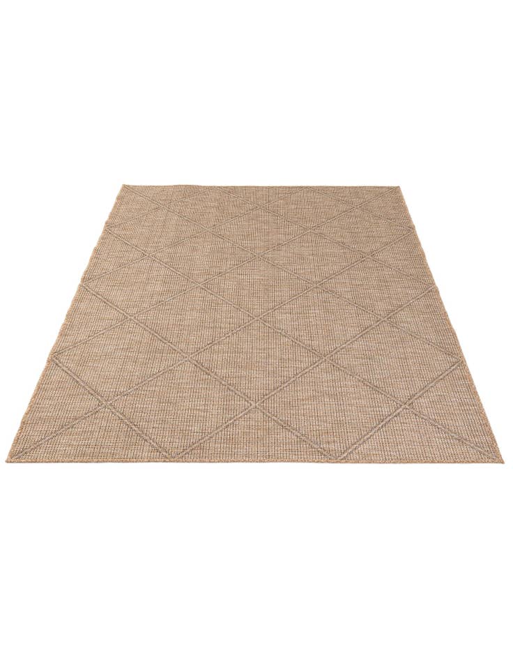Detail image of 5' 3 x 7' 5 Easy-Clean Modern Indoor / Outdoor Rug