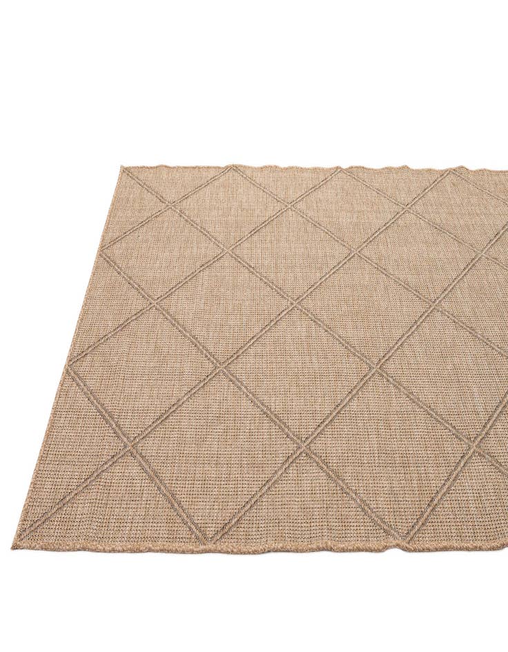 Detail image of 5' 3 x 7' 5  Washable Modern Indoor / Outdoor Rug