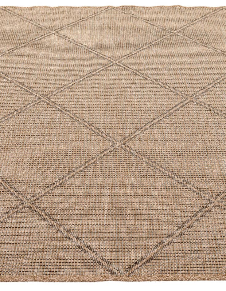 Detail image of 5' 3 x 7' 5  Washable Modern Indoor / Outdoor Rug