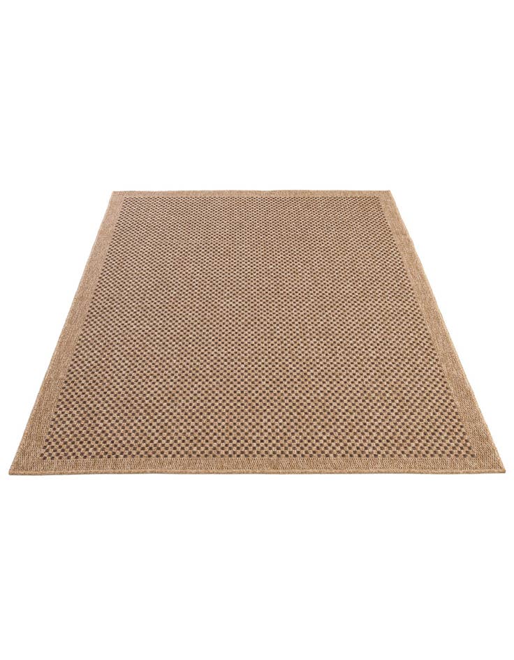 Detail image of 4' 10 x 7' 3  Washable Modern Indoor / Outdoor Rug