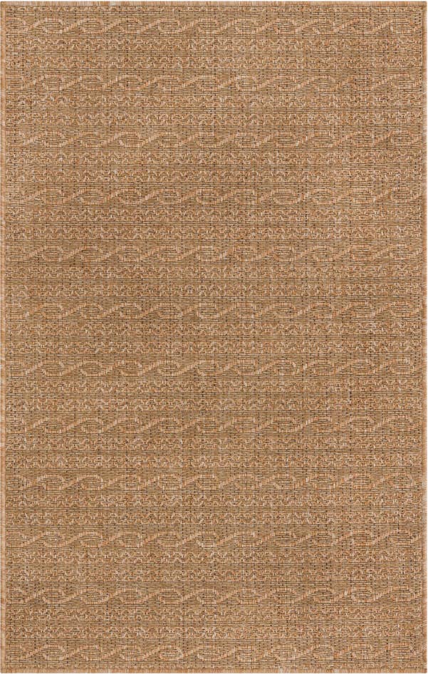 Detail image of 3' 3 x 5' Easy-Clean Modern Indoor / Outdoor Rug